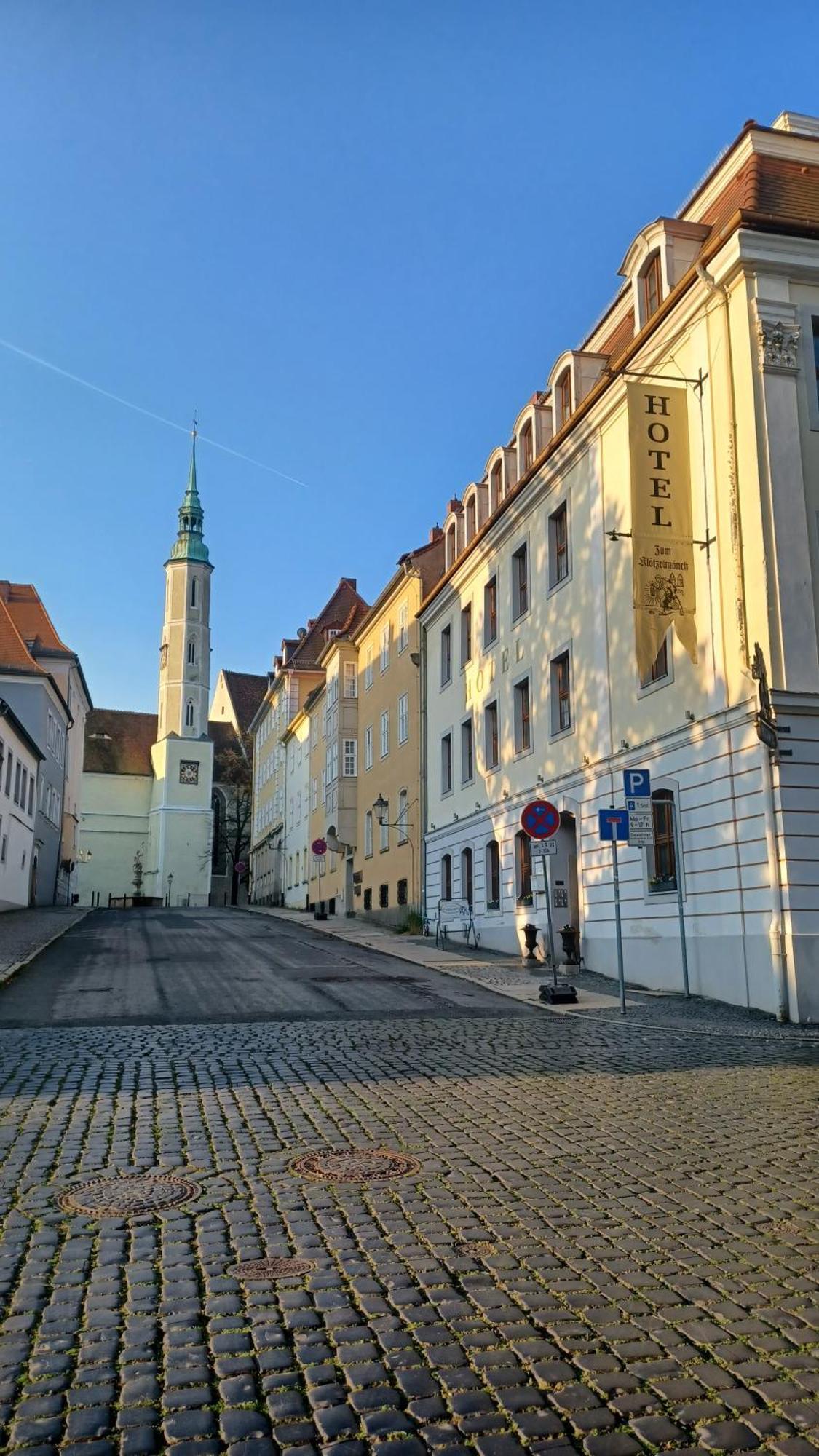 Hotel Zum Kloetzelmoench Görlitz Buitenkant foto